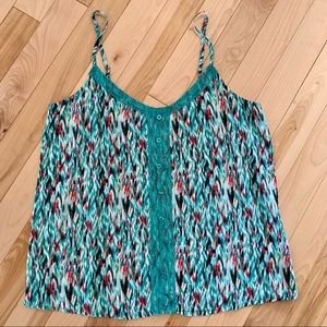 Smart Set boho print tank top